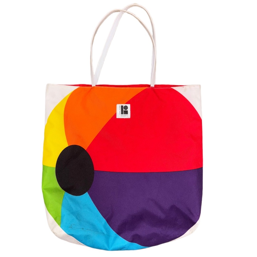 Estée Lauder Lisa Perry Colorful Rainbow Tote